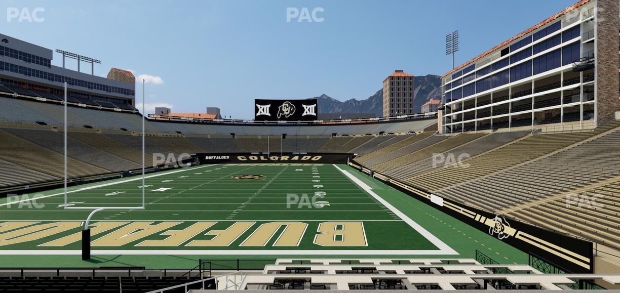 Folsom Field - Section Loge Box 176 Seat View