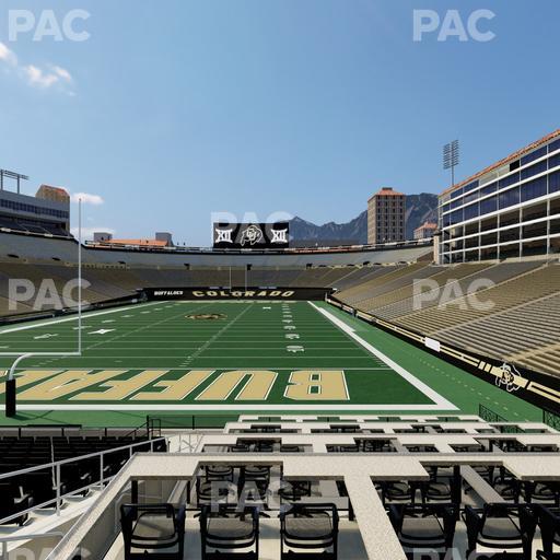 Folsom Field - Section Loge Box 176 Seat View