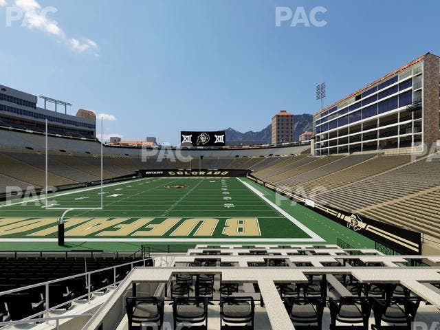Folsom Field - Section Loge Box 176 Seat View