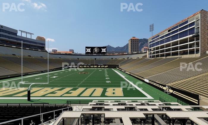 Folsom Field - Section Loge Box 176 Seat View