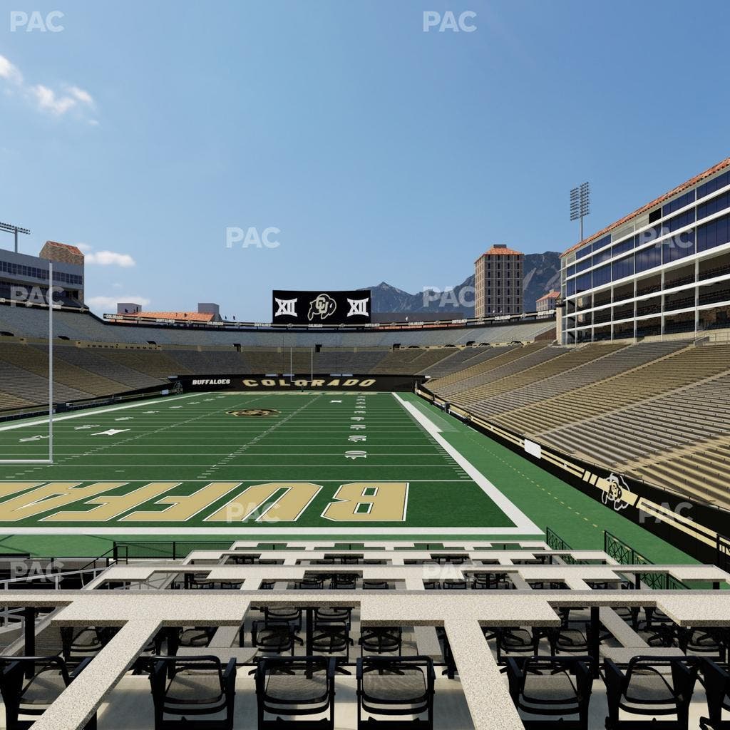 Folsom Field - Section Loge Box 177 Seat View
