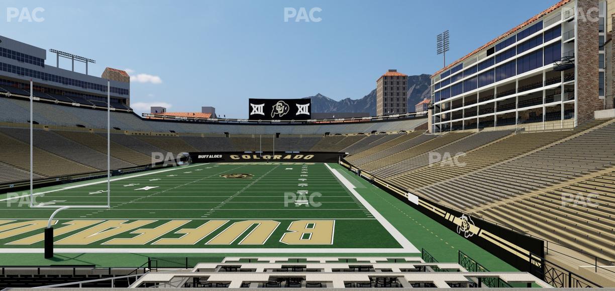 Folsom Field - Section Loge Box 177 Seat View