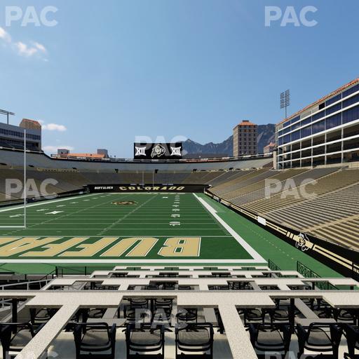 Folsom Field - Section Loge Box 177 Seat View