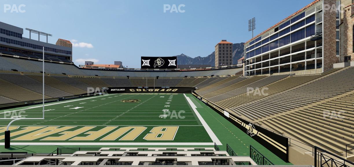 Folsom Field - Section Loge Box 178 Seat View