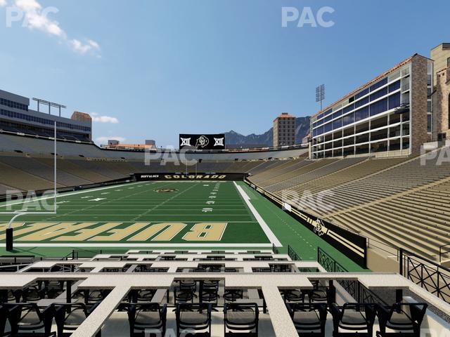 Folsom Field - Section Loge Box 178 Seat View