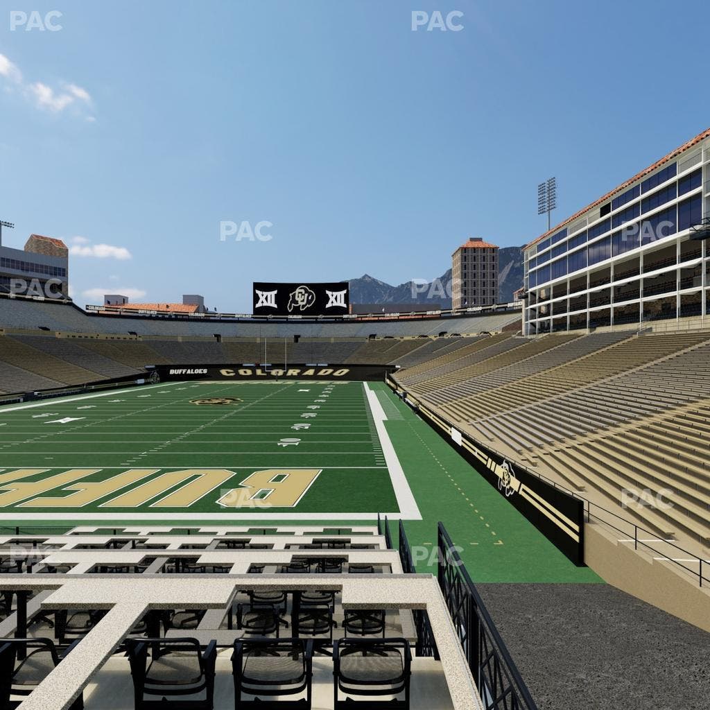 Folsom Field - Section Loge Box 179 Seat View