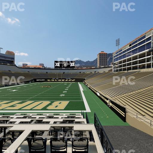 Folsom Field - Section Loge Box 179 Seat View