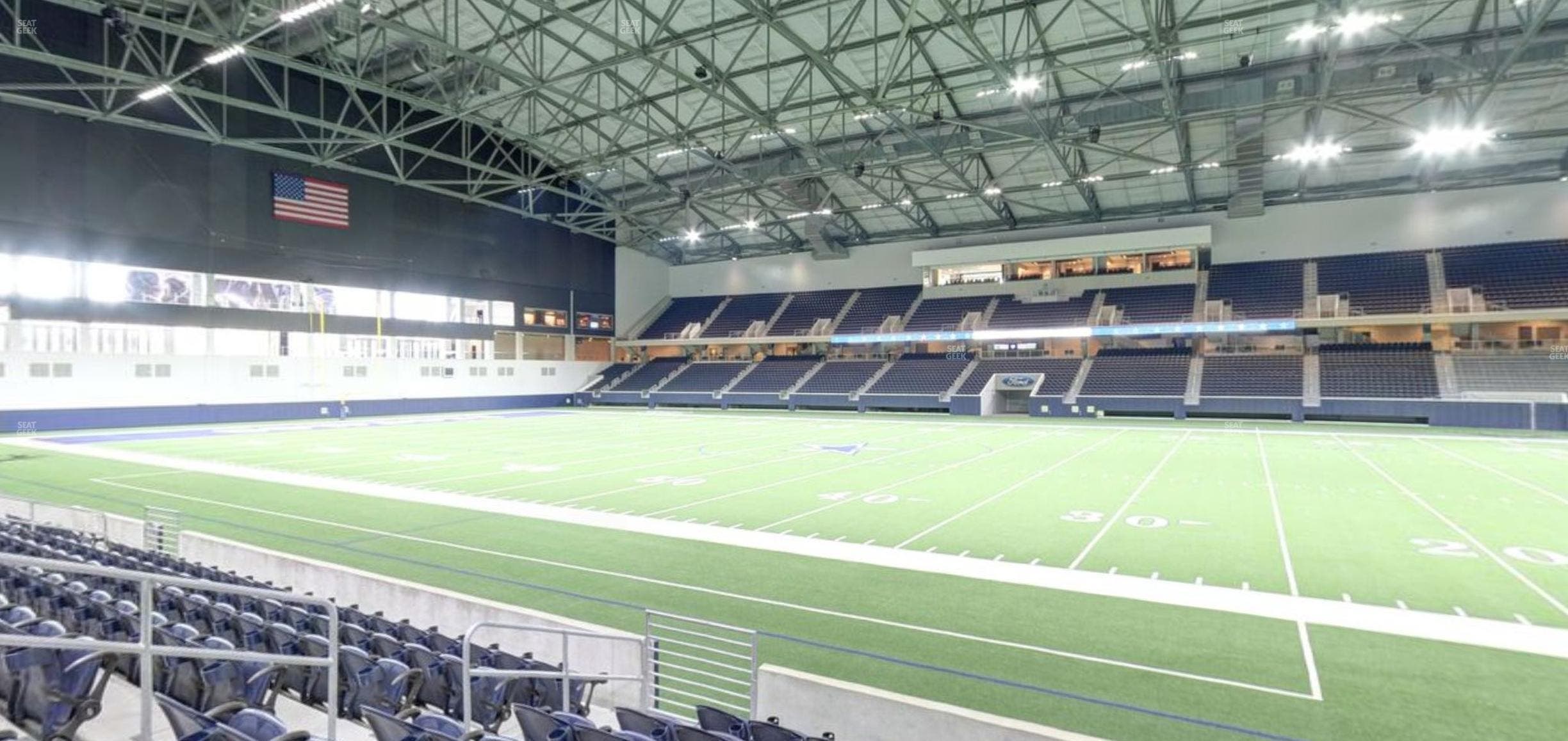 Ford Center - Section 124 Seat View