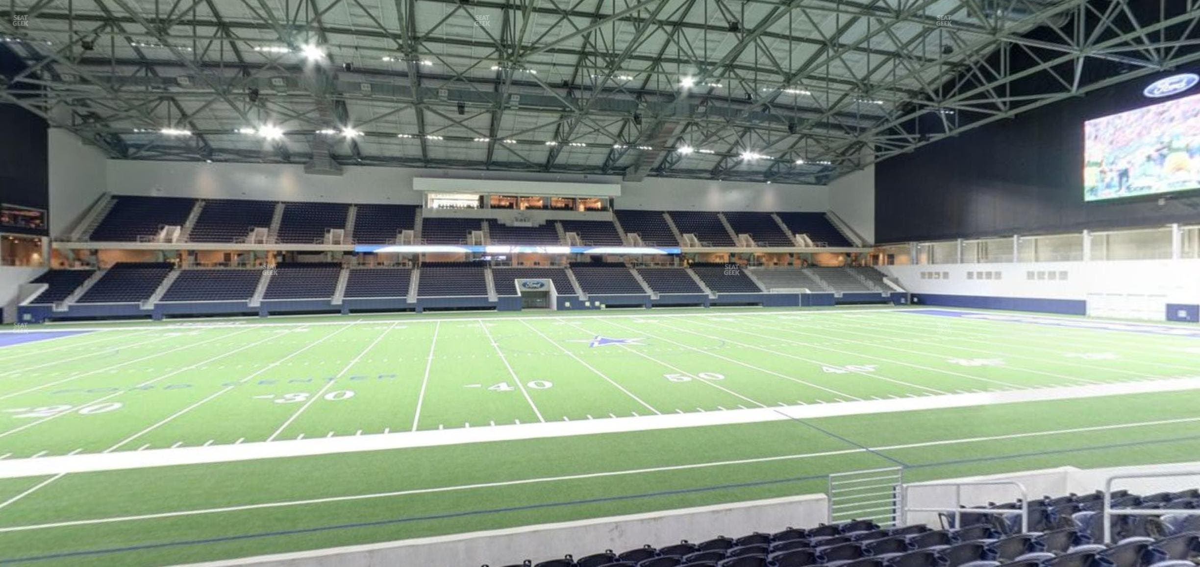 Ford Center - Section 127 Seat View