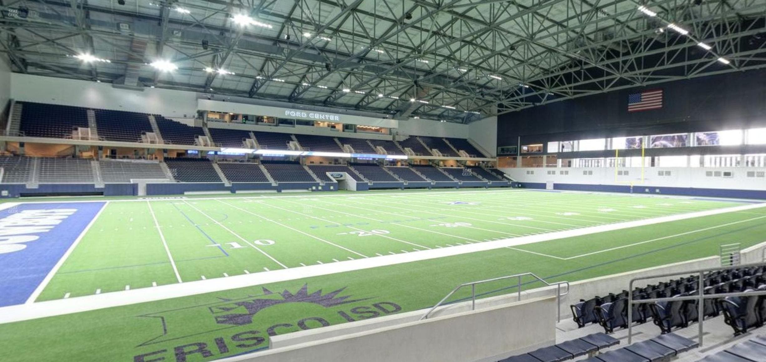Ford Center - Section Bleachers 110 Seat View