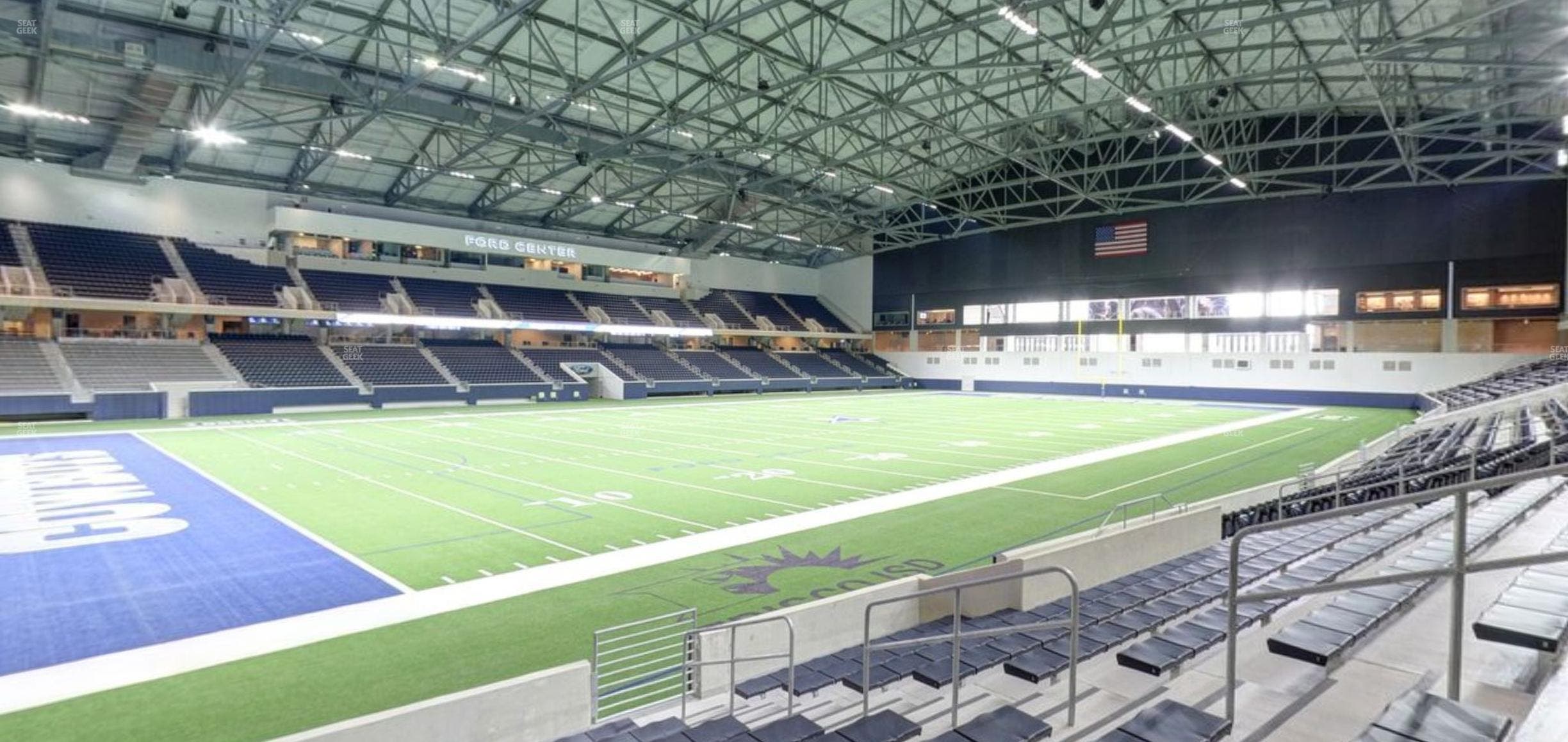 Ford Center - Section Bleachers 111 Seat View