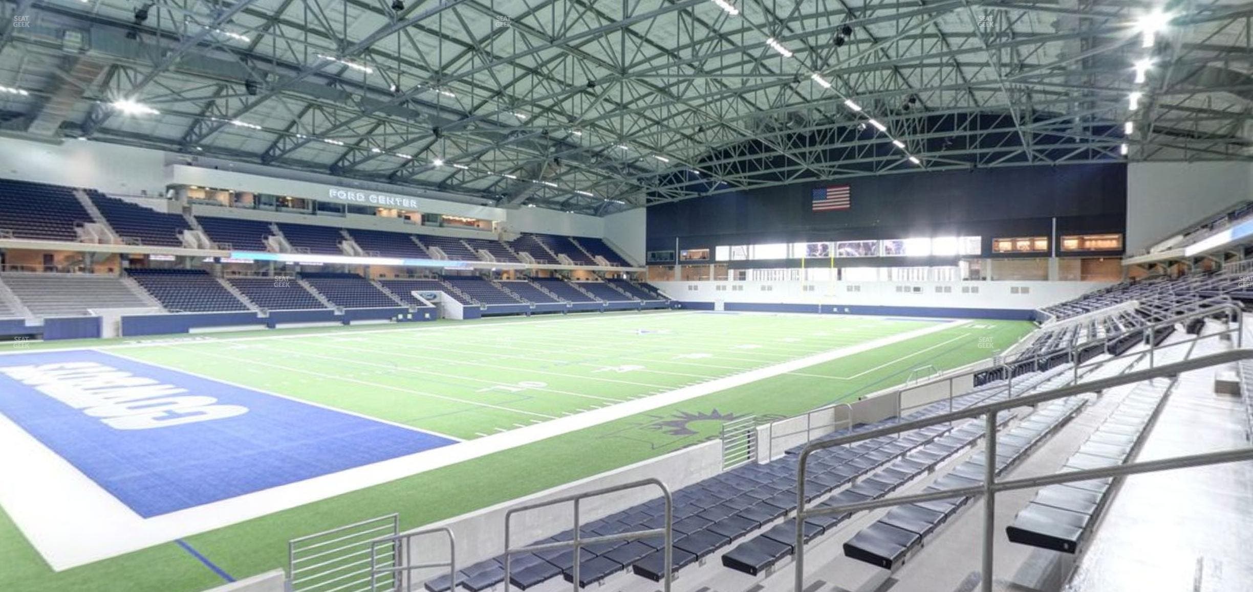Ford Center - Section Bleachers 112 Seat View