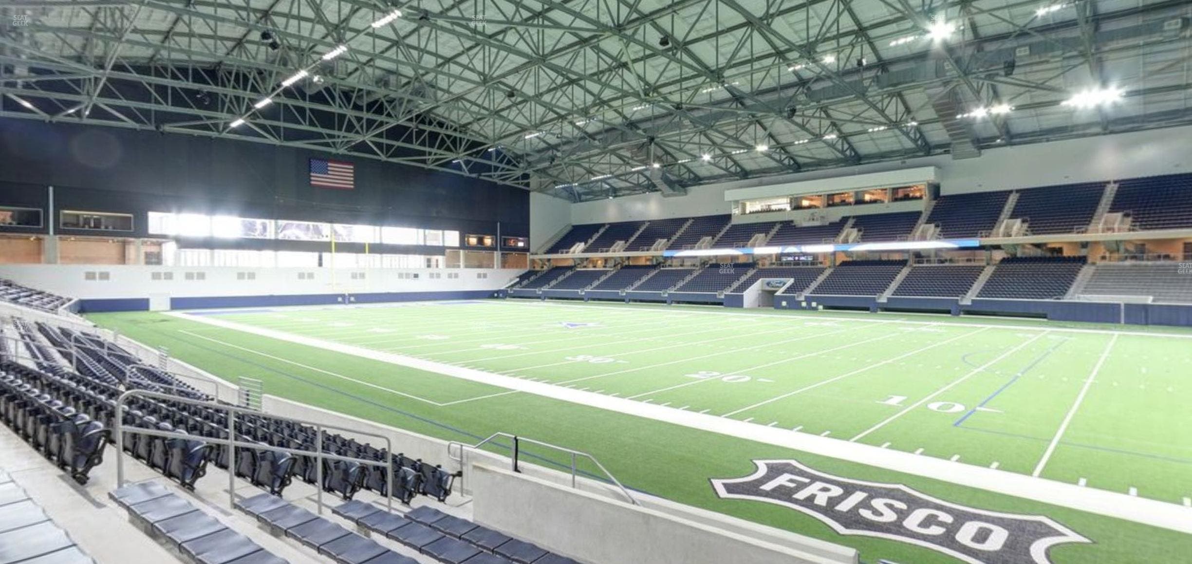 Ford Center - Section Bleachers 122 Seat View