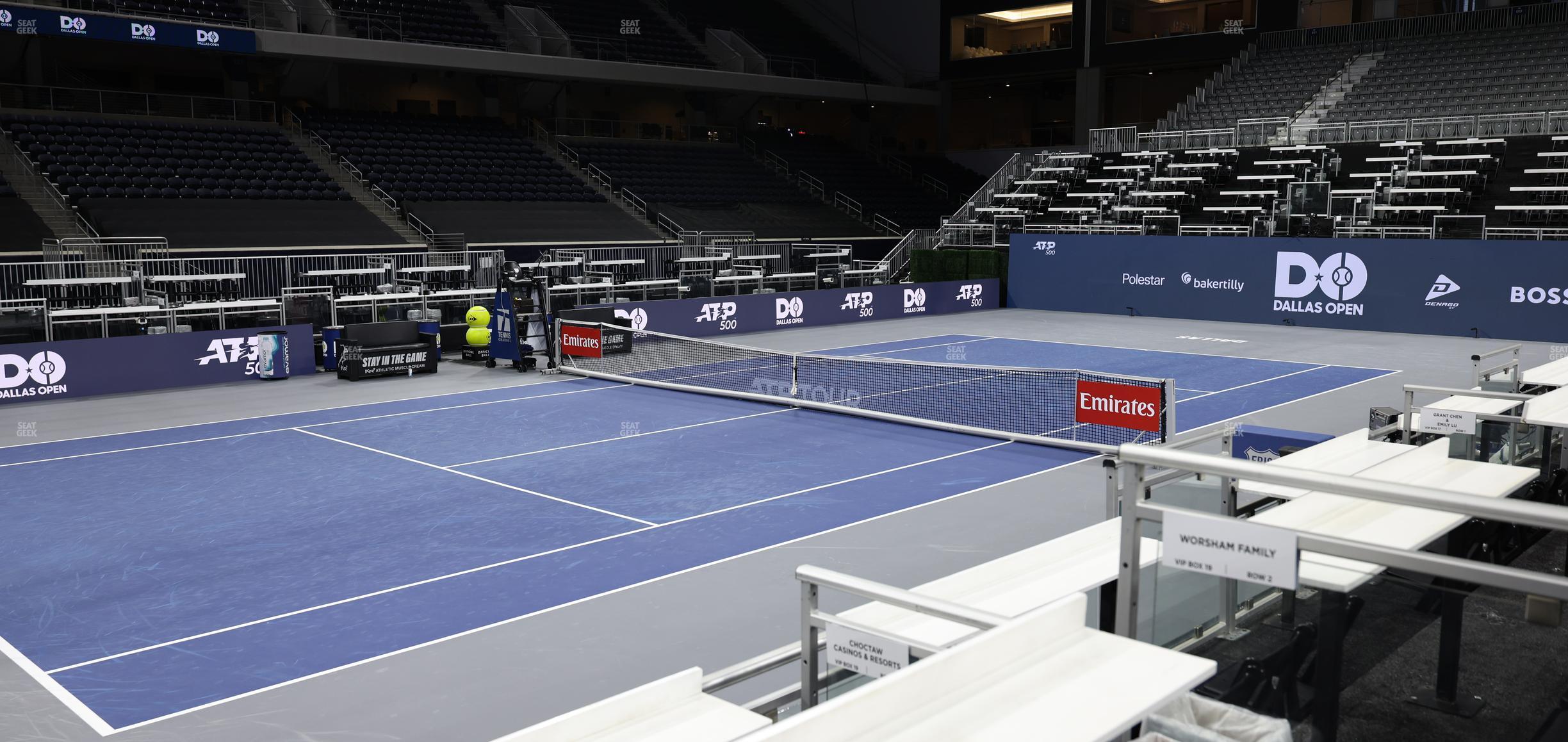 Ford Center - Section Choctaw Box 20 Seat View