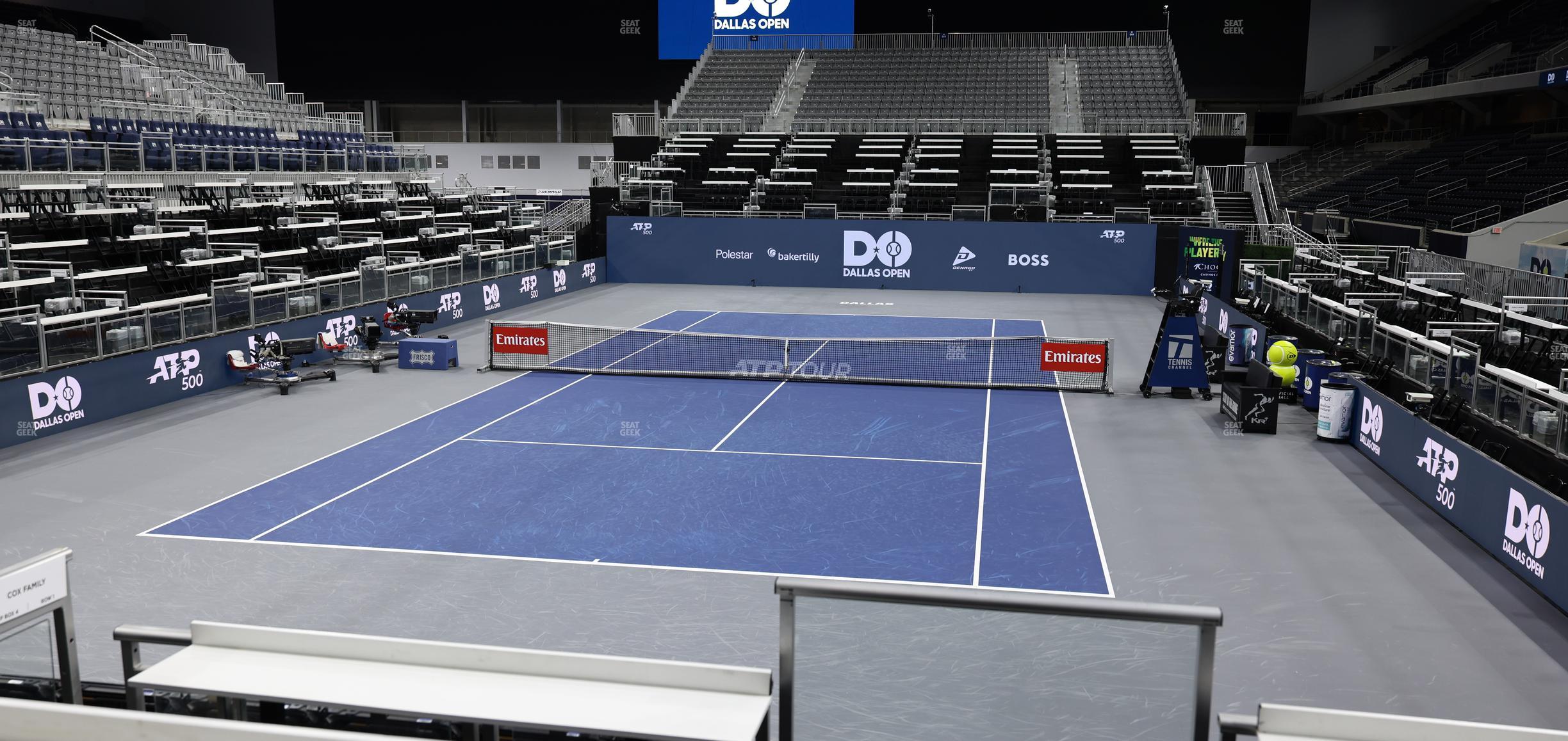 Ford Center - Section Choctaw Box 4 Seat View