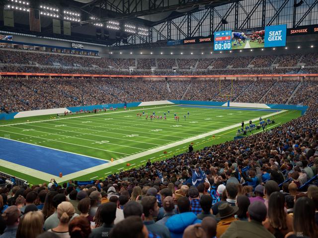 Ford Field - Section 100 Seat View
