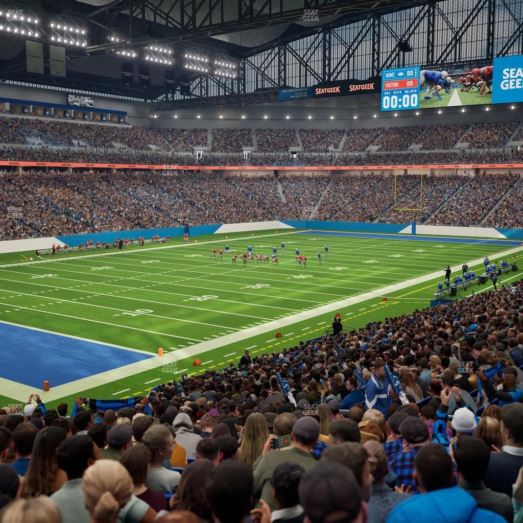 Ford Field - Section 100 Seat View