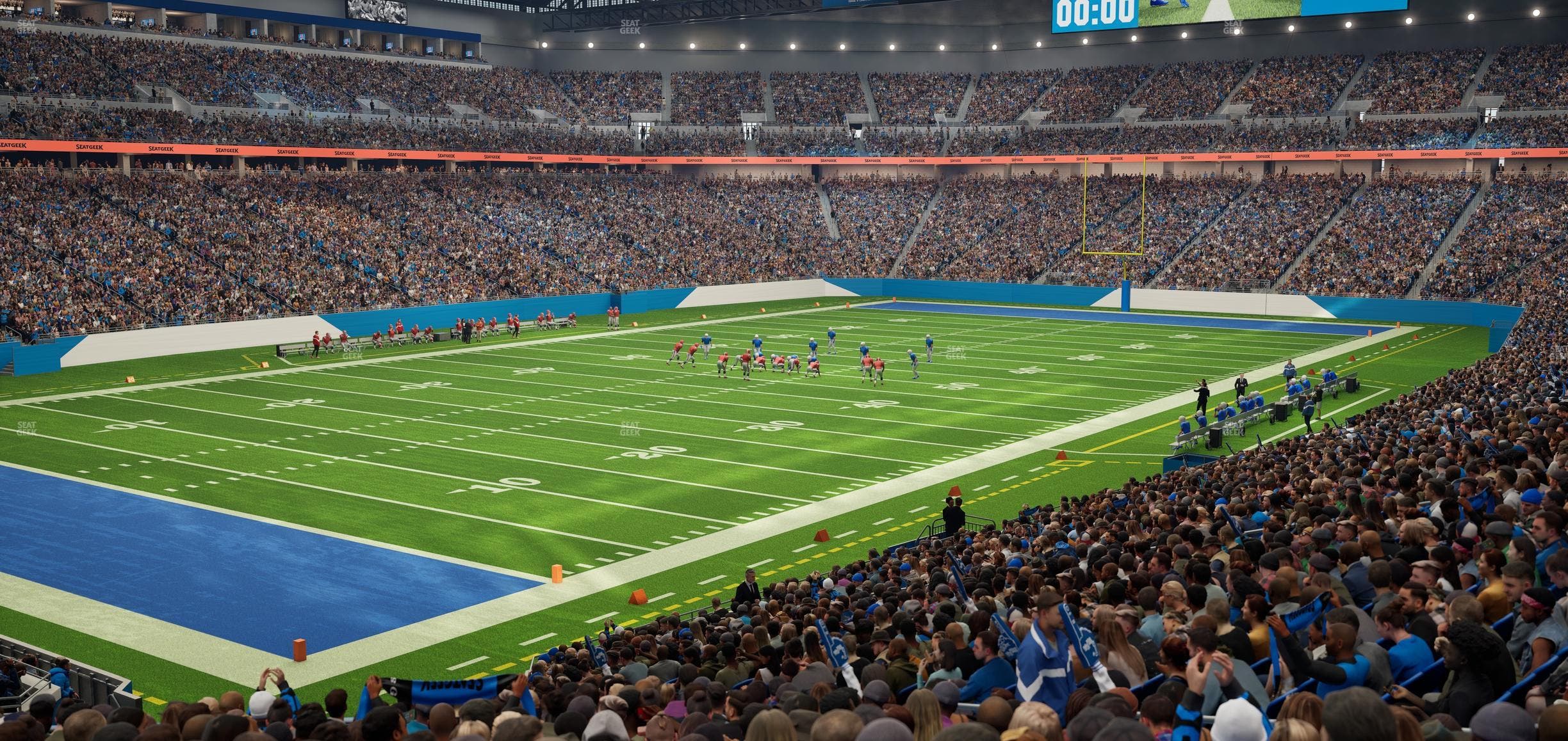 Ford Field - Section 100 Seat View