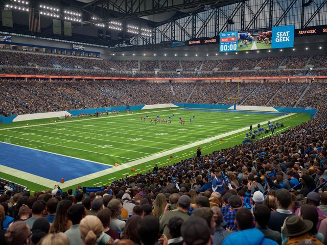 Ford Field - Section 100 Seat View