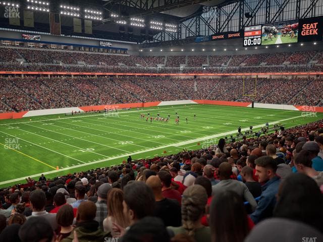 Ford Field - Section 101 Seat View