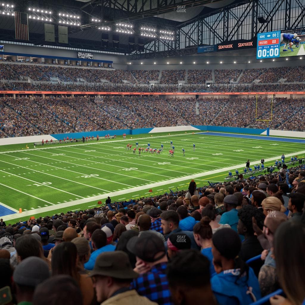 Ford Field - Section 101 Seat View