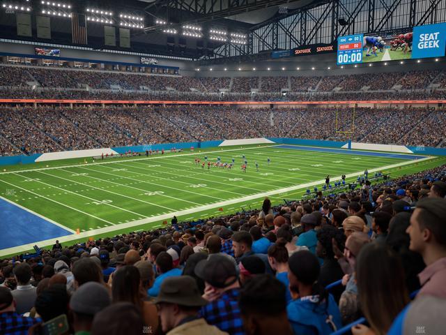 Ford Field - Section 101 Seat View