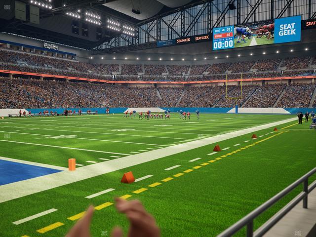 Ford Field - Section 101 Seat View