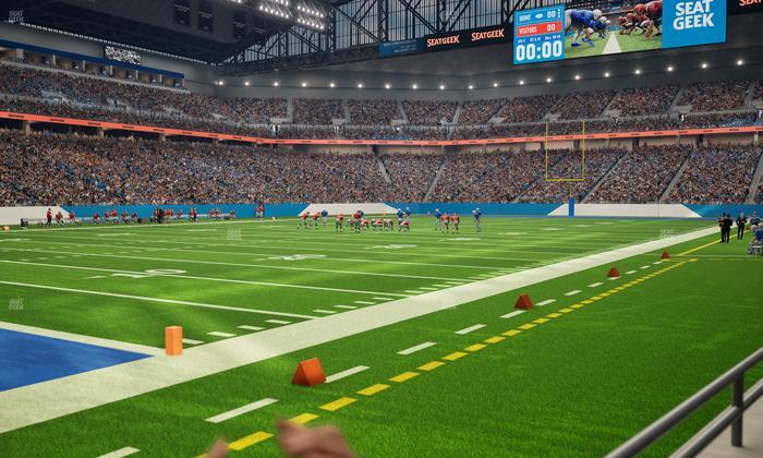 Ford Field - Section 101 Seat View