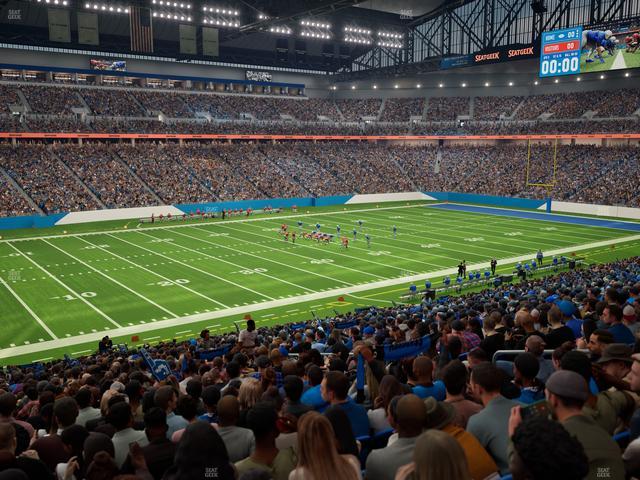 Ford Field - Section 102 Seat View