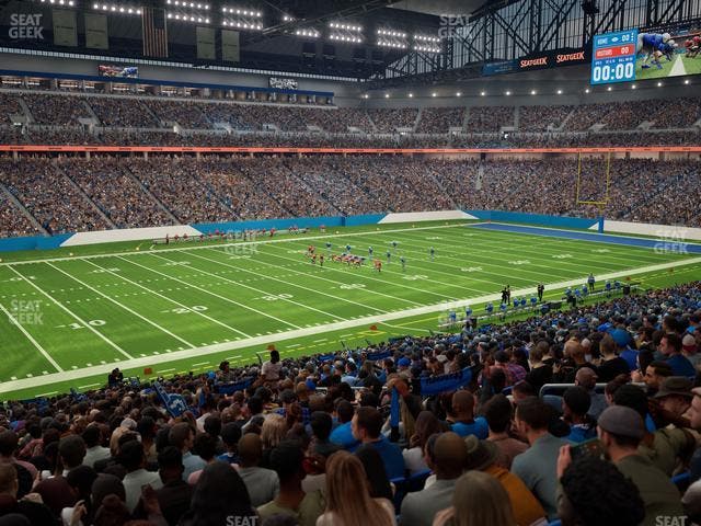 Ford Field - Section 102 Seat View