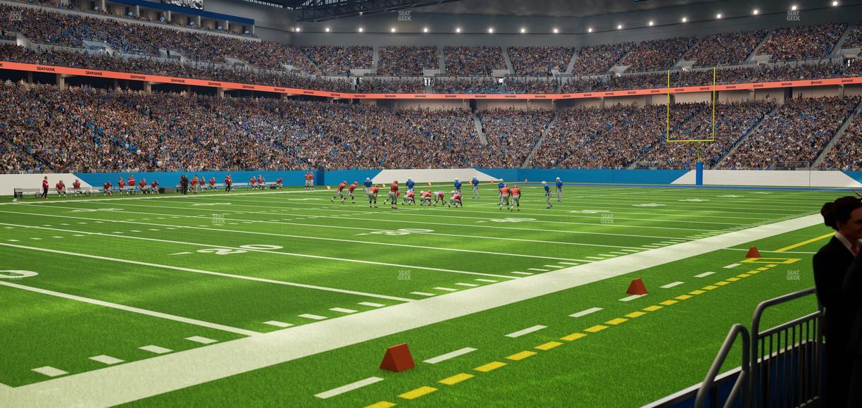 Ford Field - Section 102 Seat View