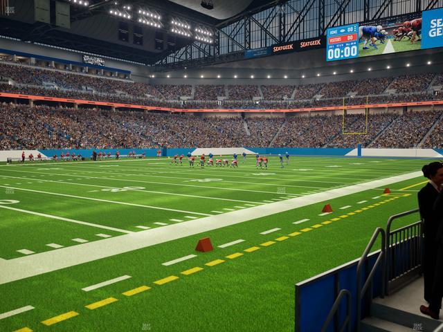 Ford Field - Section 102 Seat View