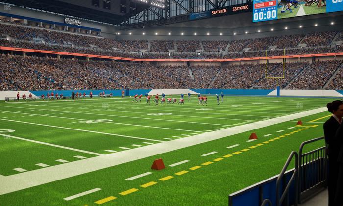 Ford Field - Section 102 Seat View