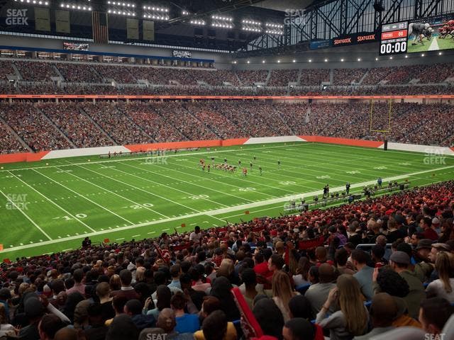 Ford Field - Section 102 Seat View