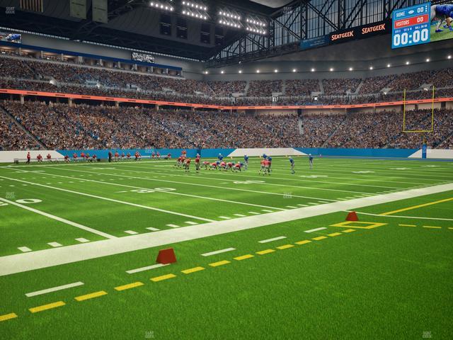 Ford Field - Section 103 Seat View