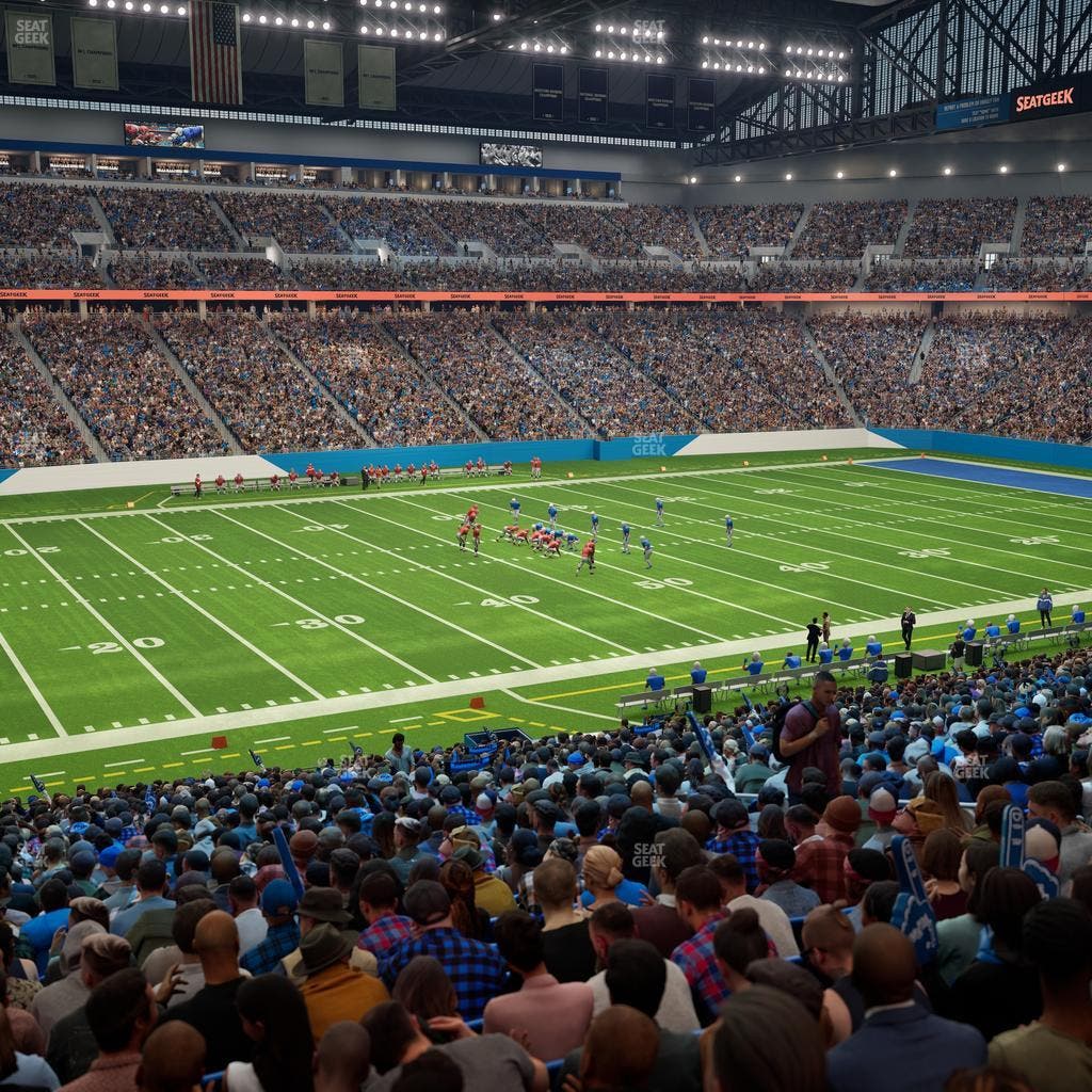 Ford Field - Section 103 Seat View