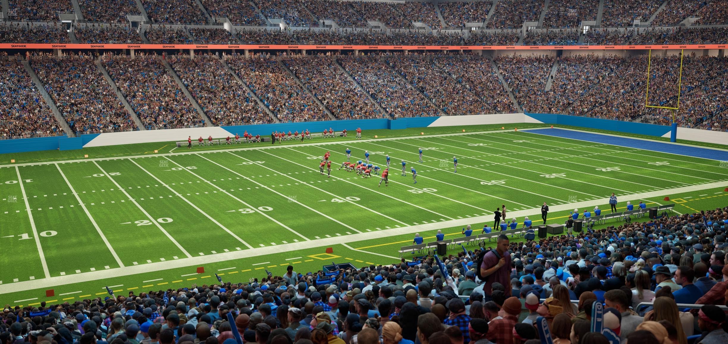 Ford Field - Section 103 Seat View