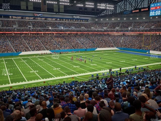 Ford Field - Section 103 Seat View