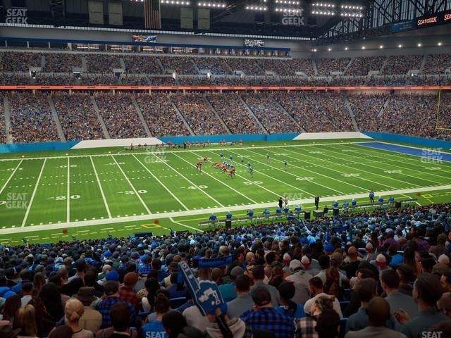 Ford Field - Section 104 Seat View