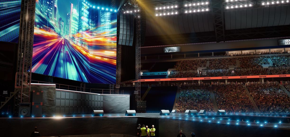 Ford Field - Section 104 Seat View