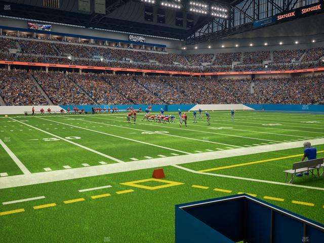 Ford Field - Section 104 Seat View