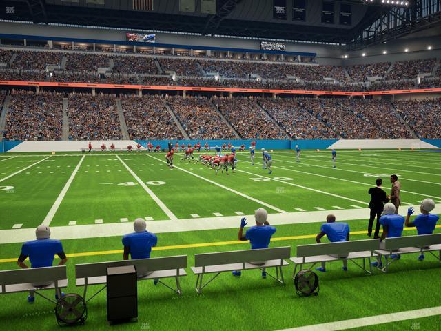 Ford Field - Section 105 Seat View