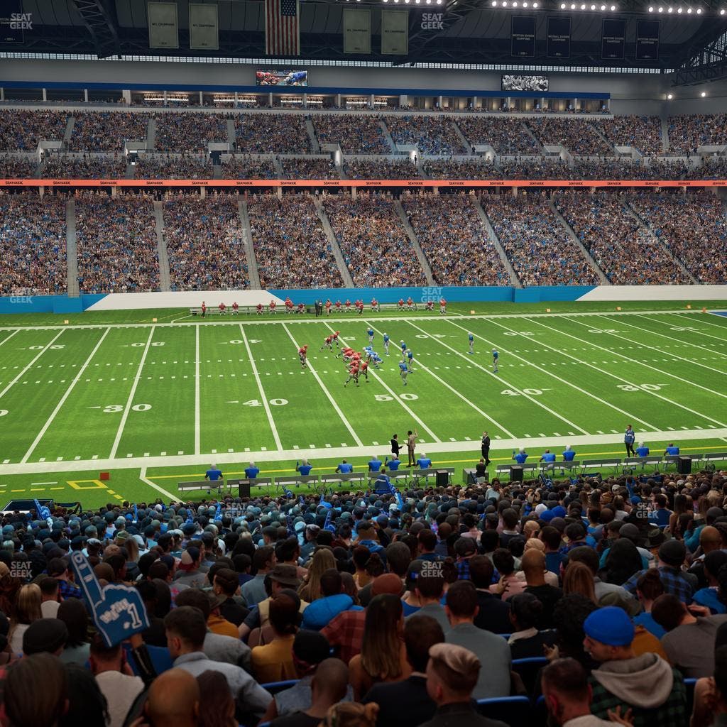 Ford Field - Section 105 Seat View