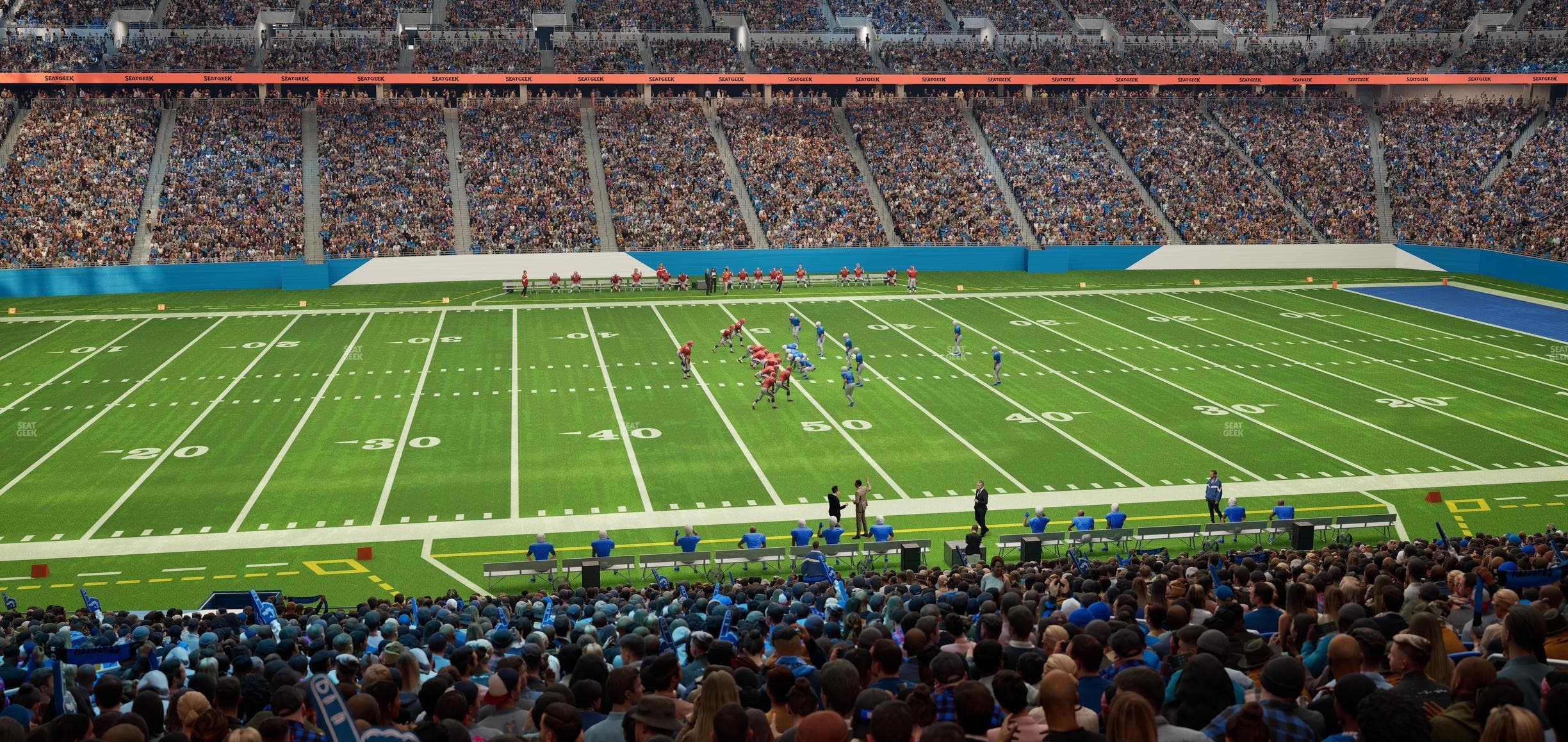 Ford Field - Section 105 Seat View