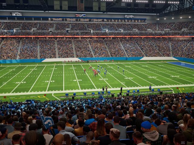 Ford Field - Section 105 Seat View