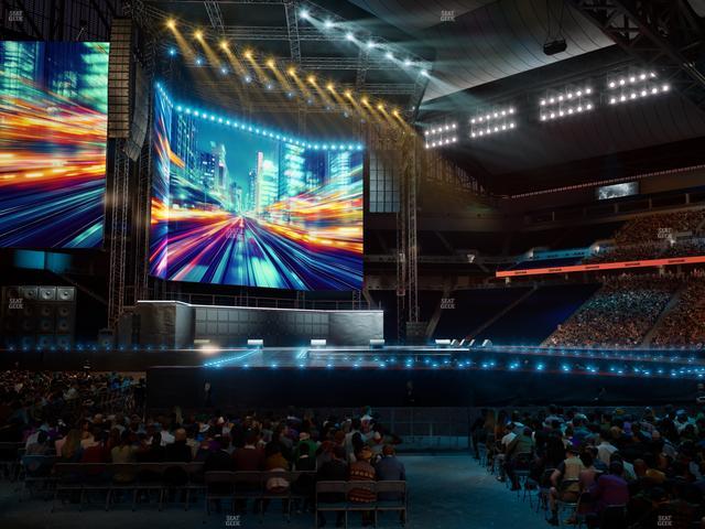 Ford Field - Section 106 Seat View