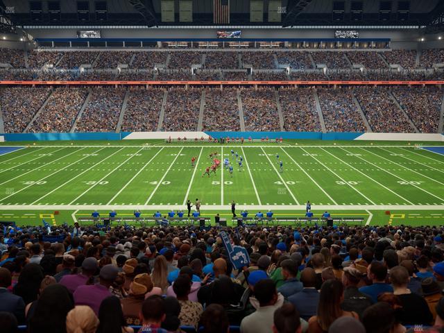 Ford Field - Section 106 Seat View