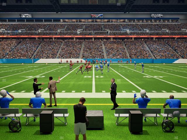Ford Field - Section 106 Seat View