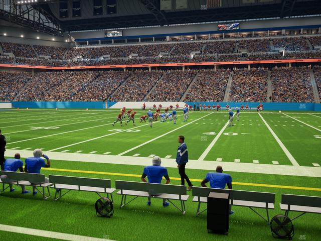 Ford Field - Section 107 Seat View