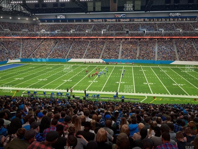 Ford Field - Section 107 Seat View